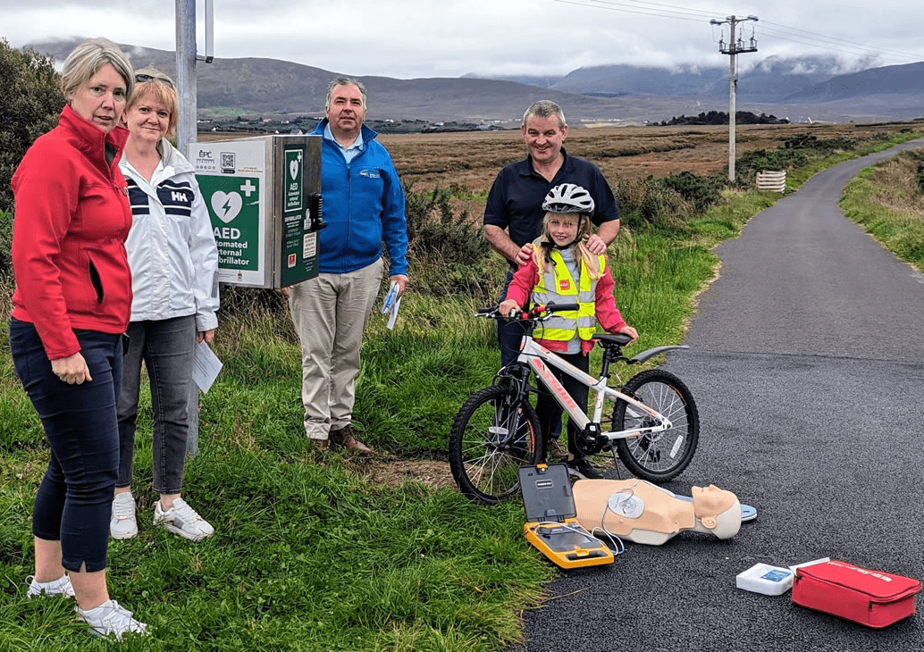 Achill Gets New Eco-Powered Defibrillator Cabinet