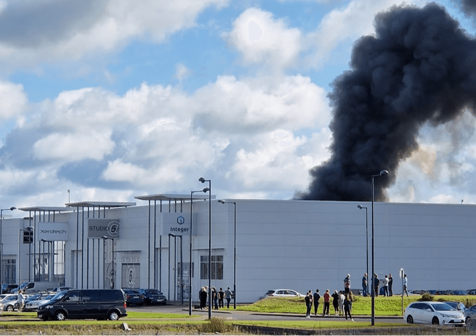 Major Fire Incident at Claregalway Corporate Park