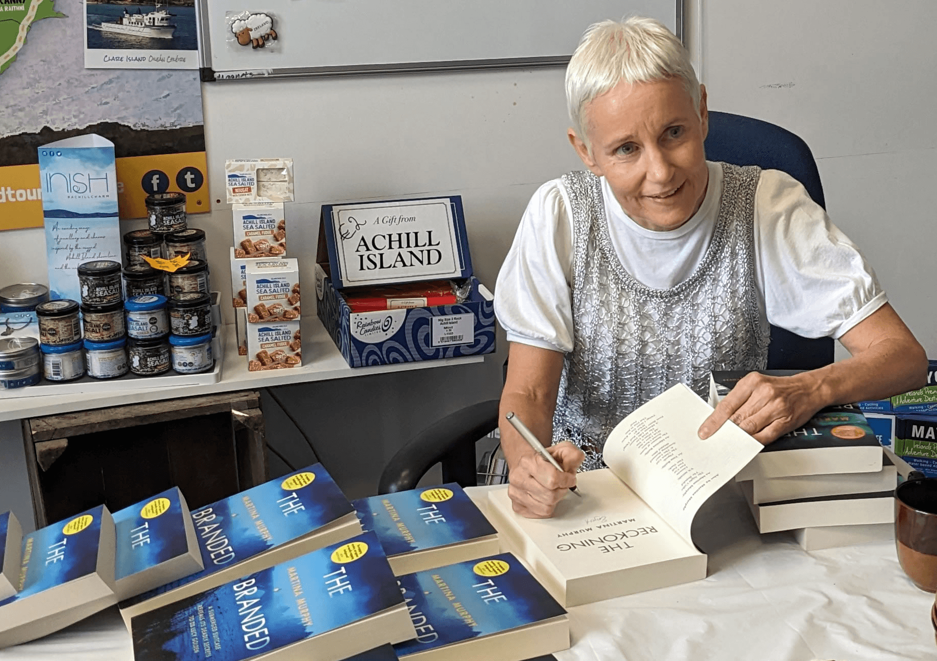 Author Martina Murphy Visits Achill to Launch Latest Book