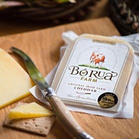 Local Farmhouse cheesemaker's "Bó Rua farm cheddar" available in Aldi