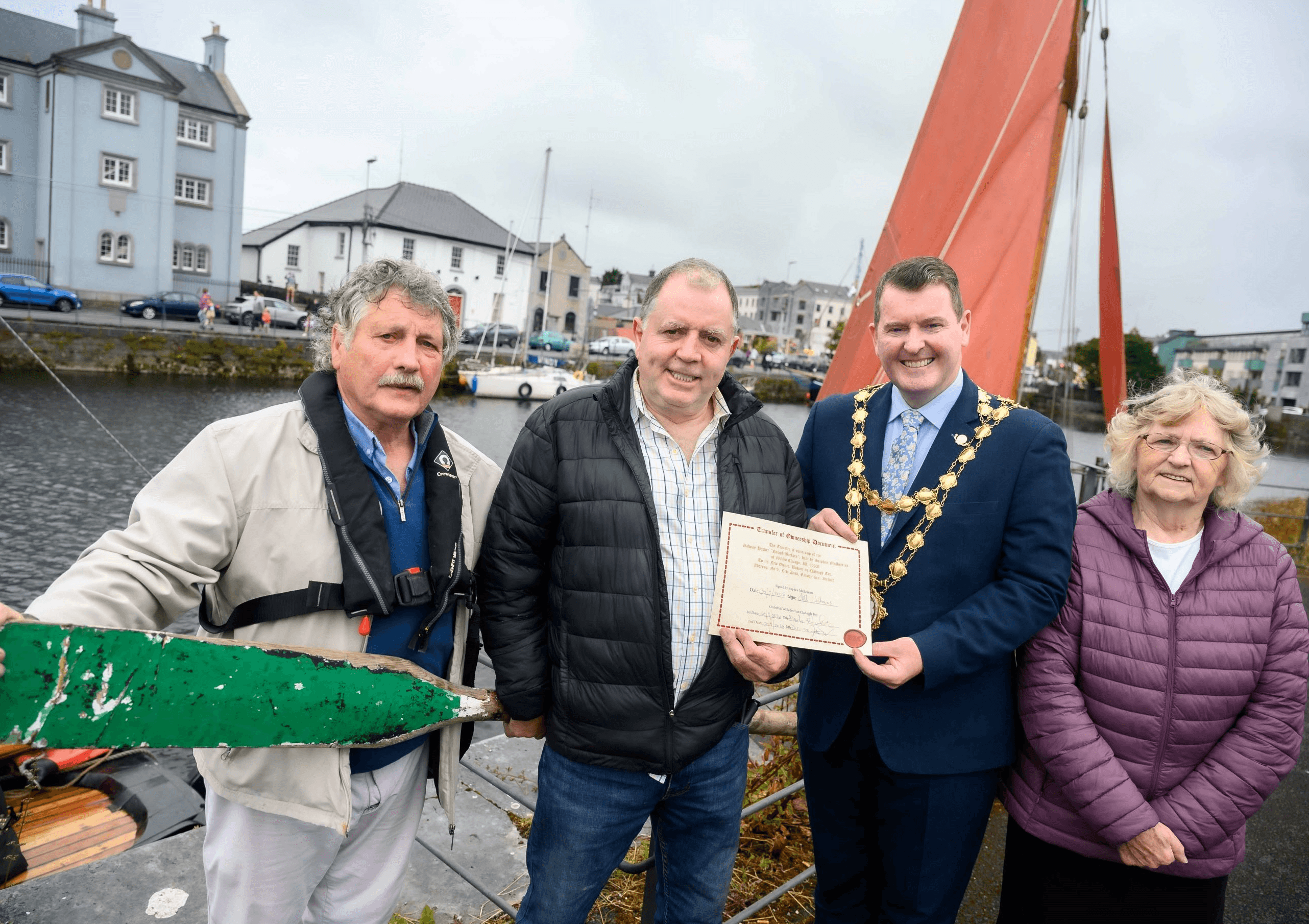 World’s Largest Galway Hooker Donated To Galway City and County