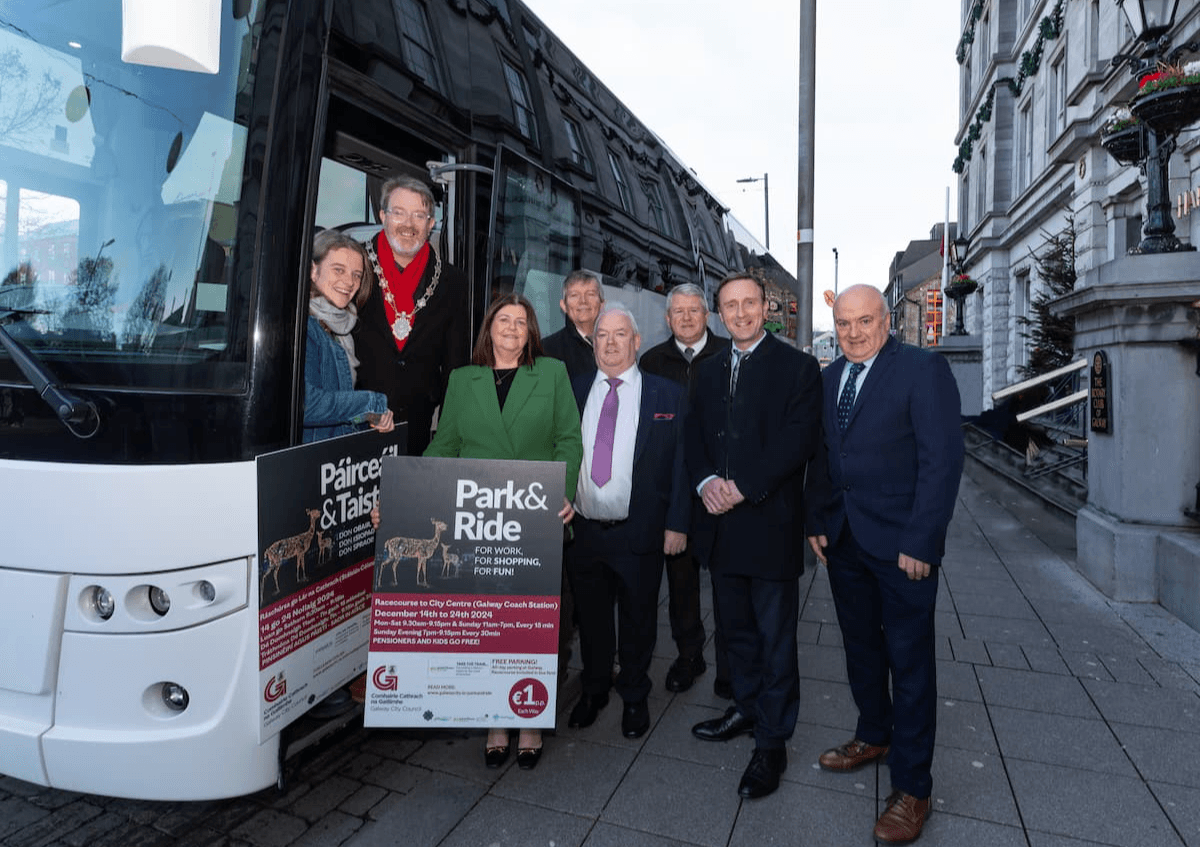 Galway City Christmas Park and Ride Starting December 14th