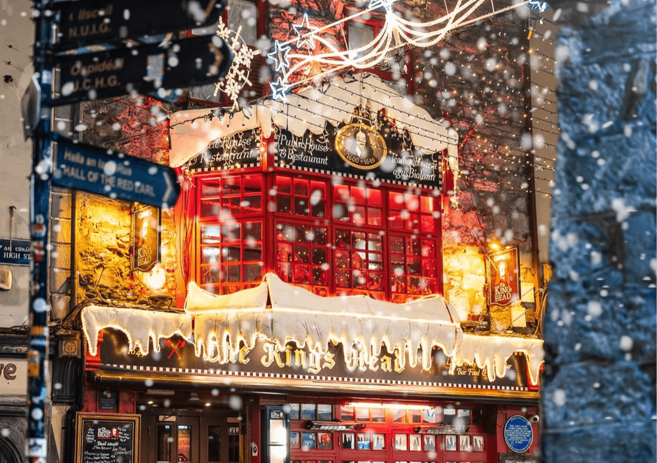 Christmas Cocktails and Festive Feasts at The Kings Head Galway