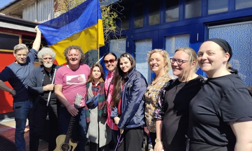 Ukrainians hail the kindness of the Irish