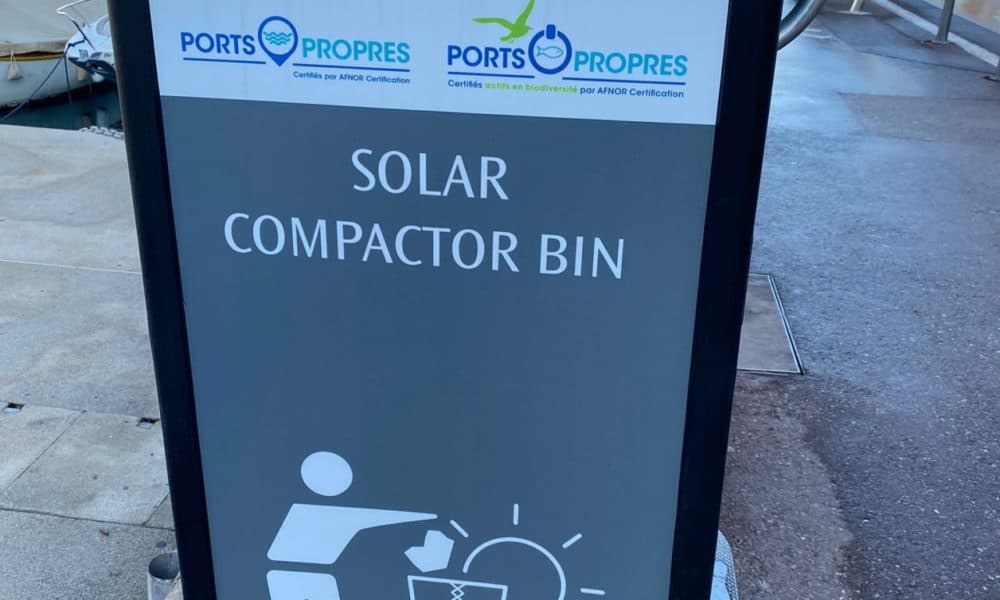 Solar compact bin for Main St