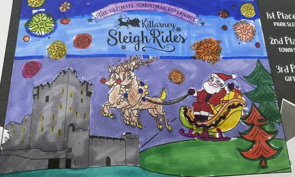 Sleigh Ride colouring competition winners announced