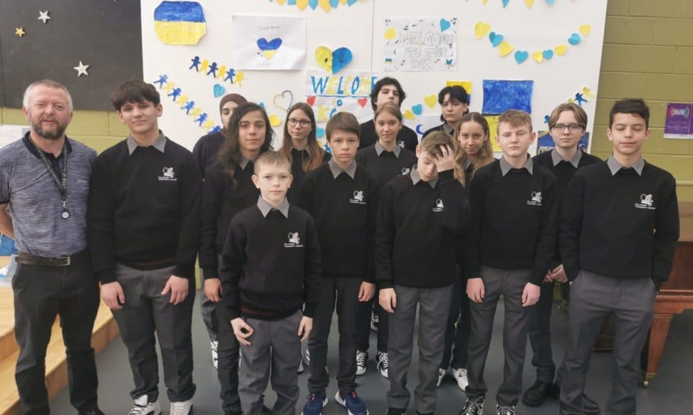 Ukrainian teens warmly welcomed into local schools