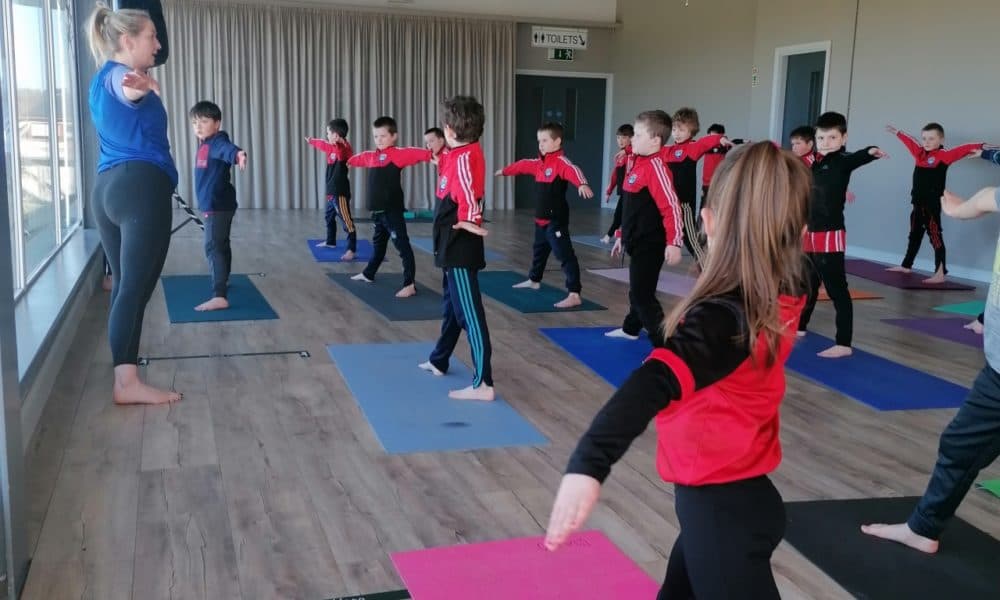 Yoga benefits young footballers!