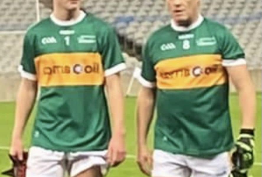 Father and son's double act in Croke Park!