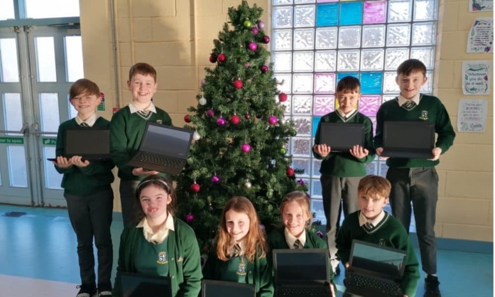 Loreto laptops an early Christmas present for pupils