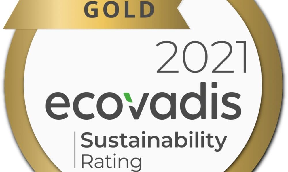 Liebherr awarded gold sustainability rating from EcoVadis