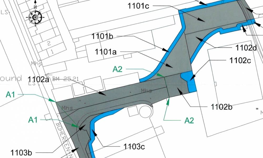 First steps in town centre inner link road