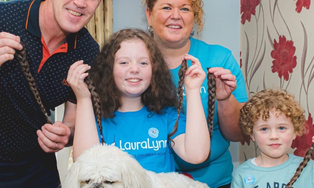 Brodie donates lots of locks to children's charity