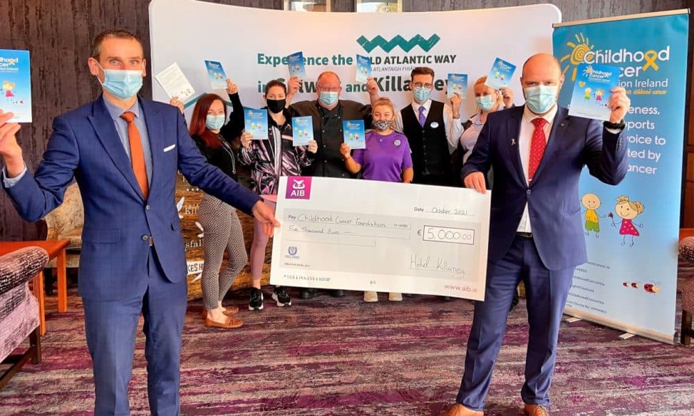 Hotel staff raise €5k for sick kids