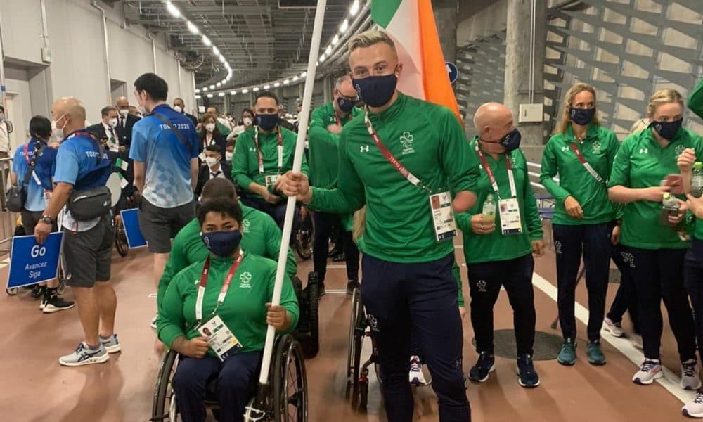 Jordan's pride as he leads Team Ireland into Olympic stadium