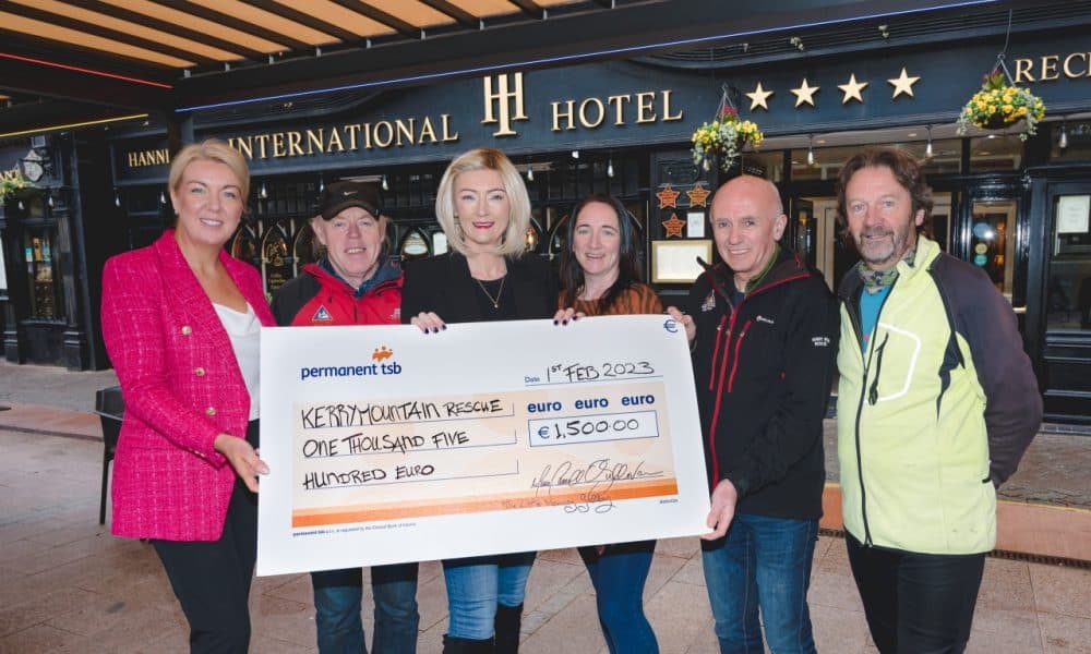 €1,500 donated to Kerry Mountain Rescue