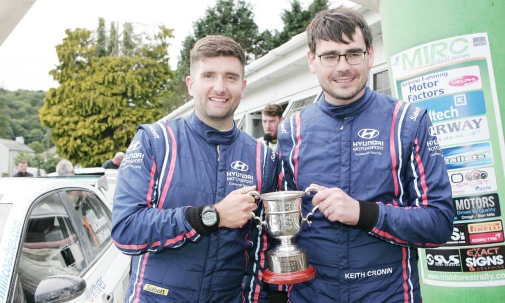 Three Killarney members at the top of British Rally Championship