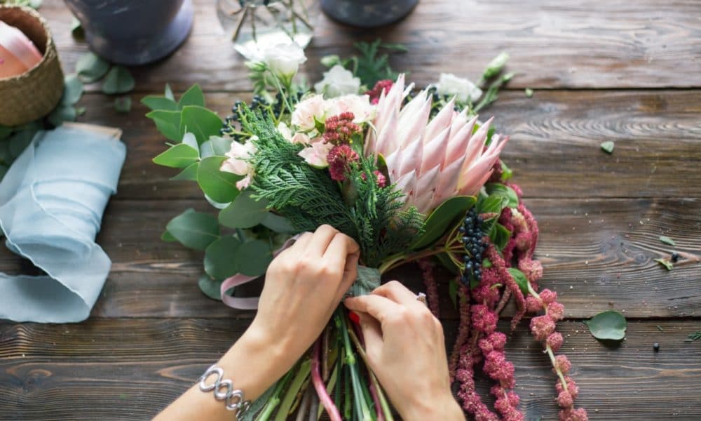 Bring the outdoors in with flower arranging