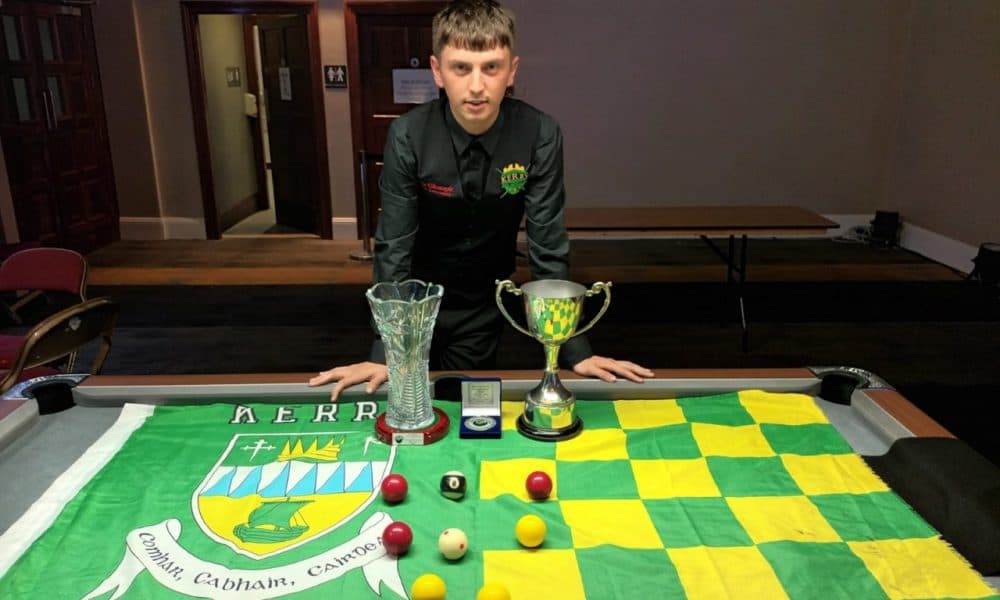 Matthew Maye on his way to pool stardom