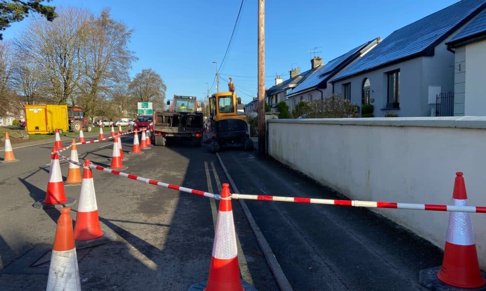 Cycleway construction work begins