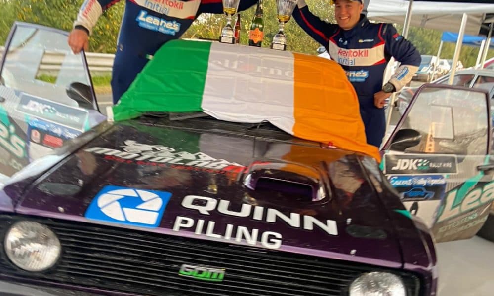 Colin O'Donoghue makes rallying history in Belgium