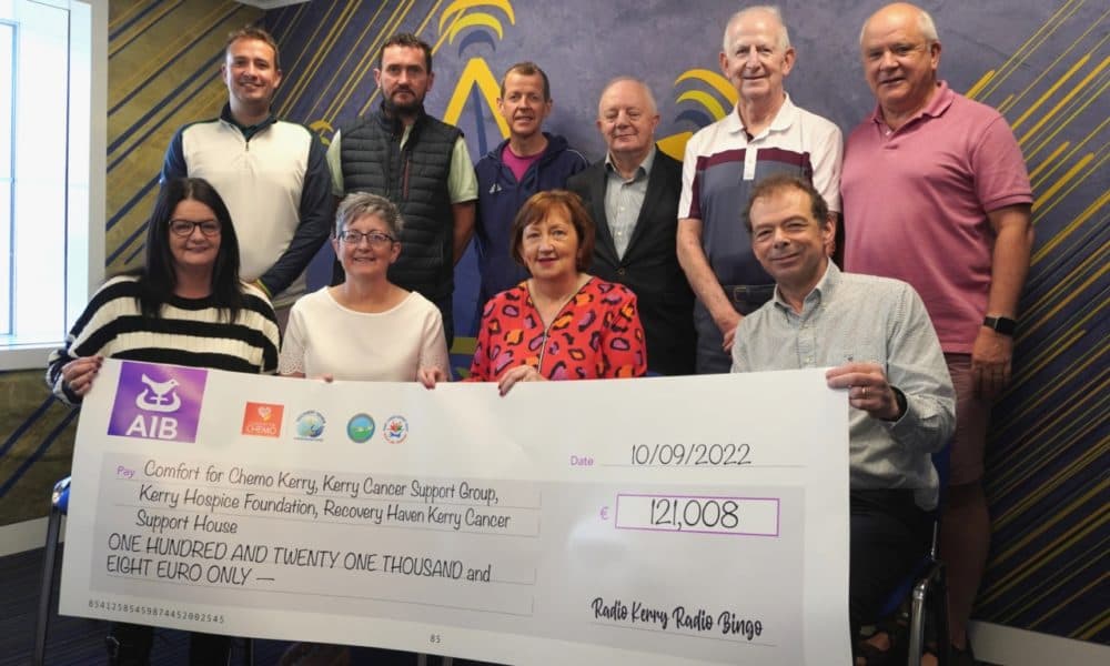 Kerry charities receive €121,008 from Radio Kerry Bingo