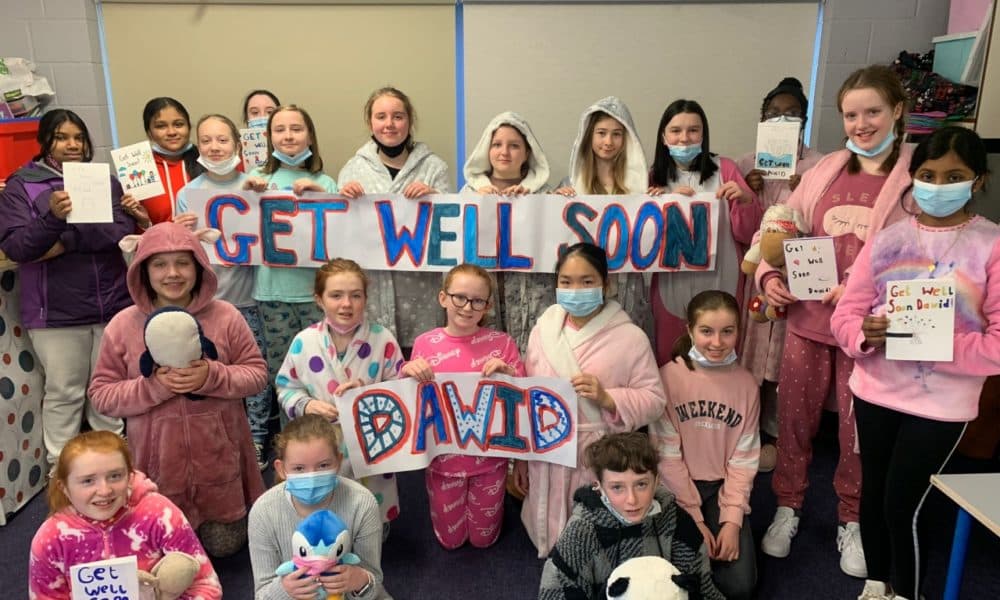 School rallies to raise funds for Dawid's treatment