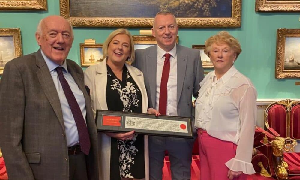 Aghadoe woman awarded the Freedom of the City of London