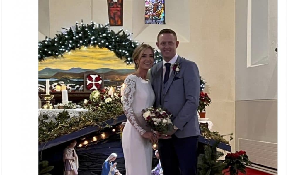 Congrats to newlyweds Colm and Céitilís