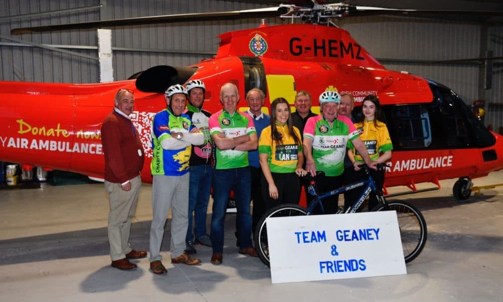 Team Geaney to cycle Ring for air ambulance