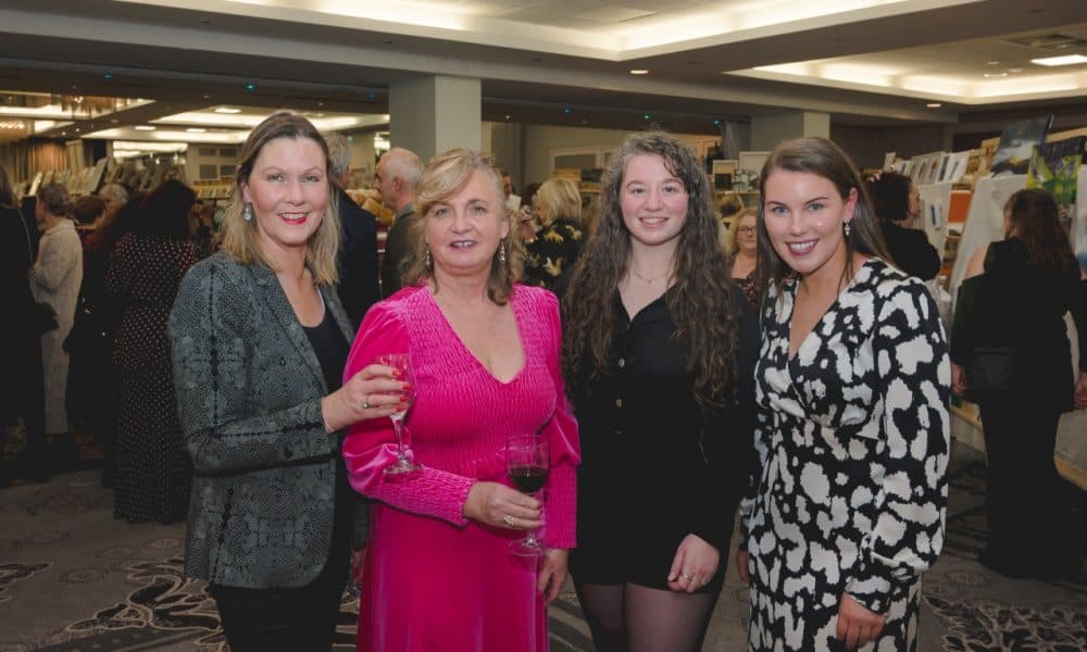 Wine, art and lots of catching up at popular fundraiser
