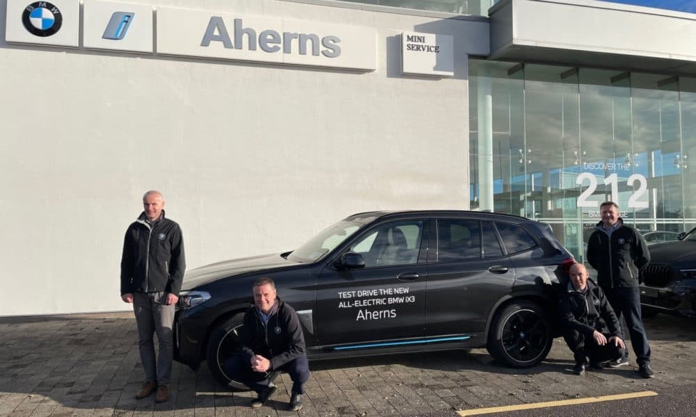 Aherns BMW welcome the new full-electric BMW iX3 to Kerry