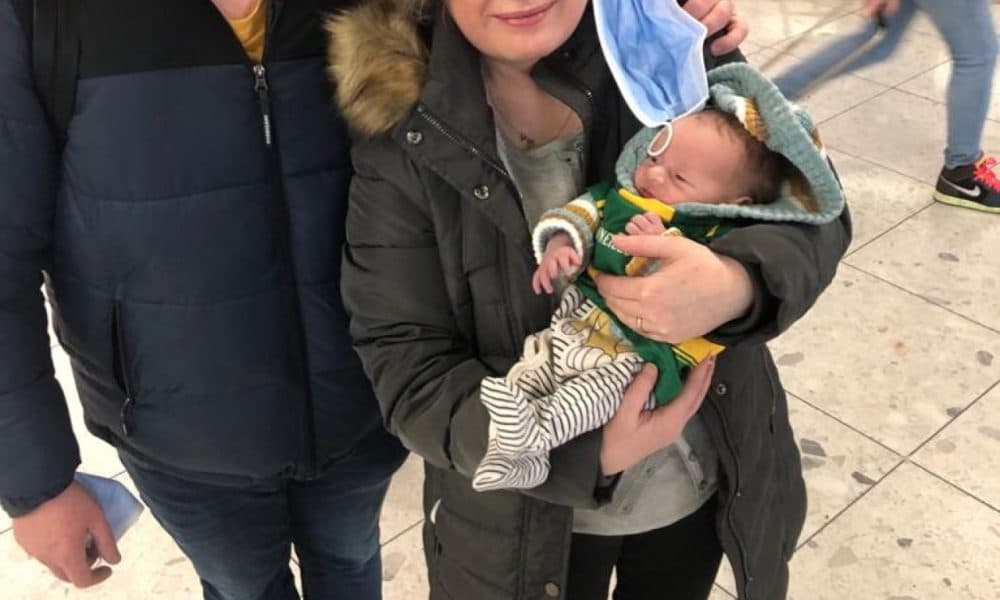 Relief as couple and baby son home safe from Ukraine