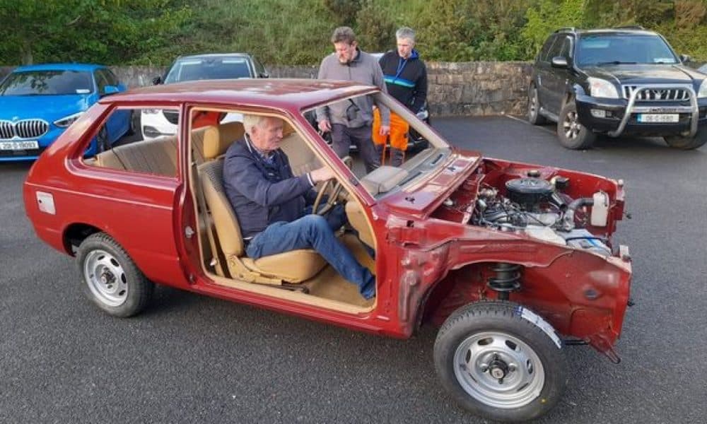 Restored Toyota unveiled ahead of charity raffle