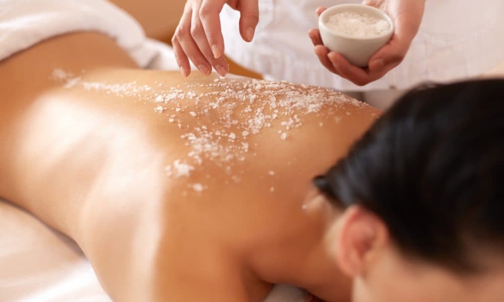 Pamper yourself with a body scrub