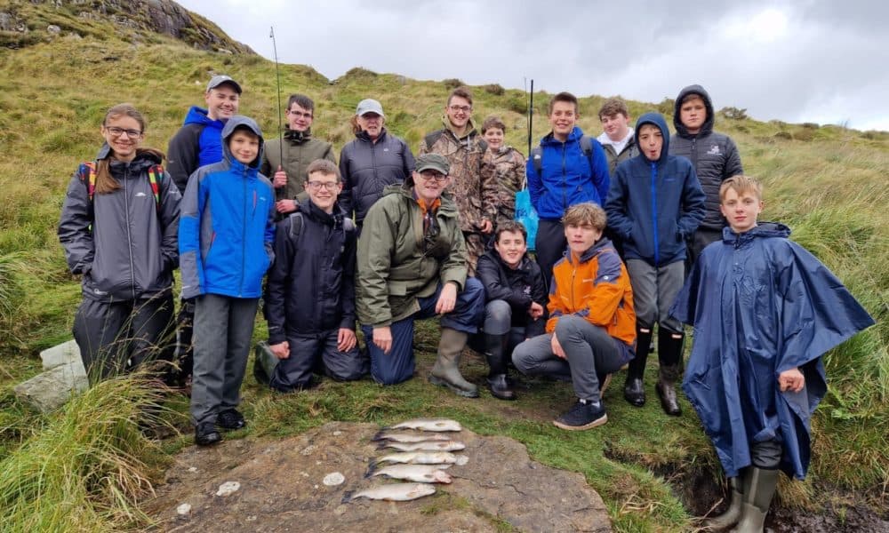 Students enjoy catch of the day on fishing trip