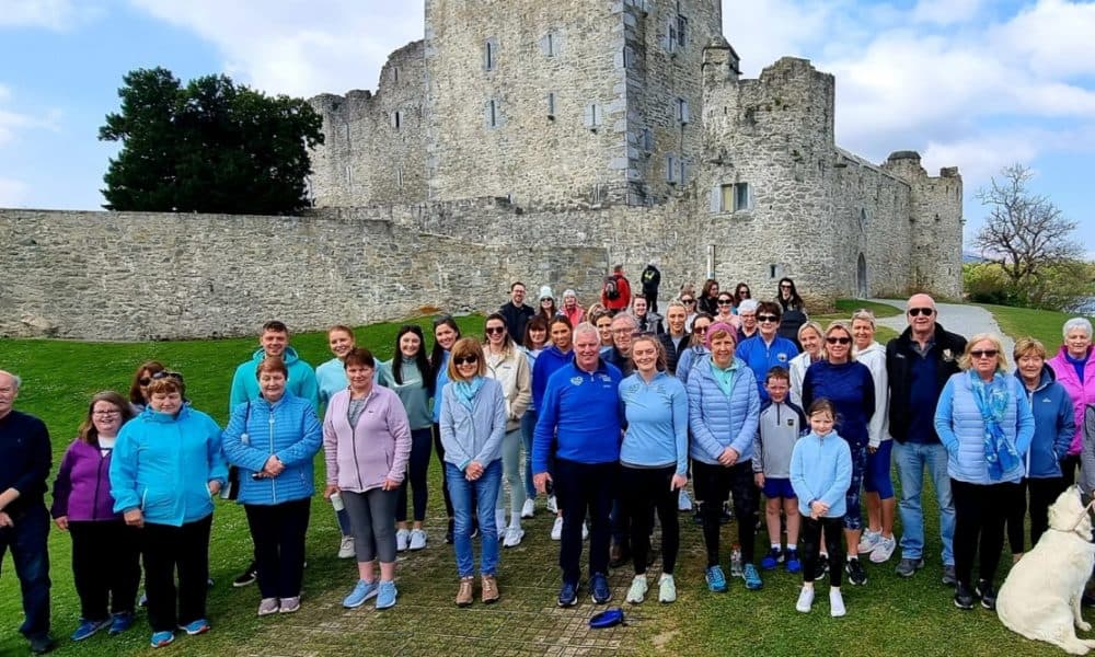 Great turnout to support Kay's memorial walk