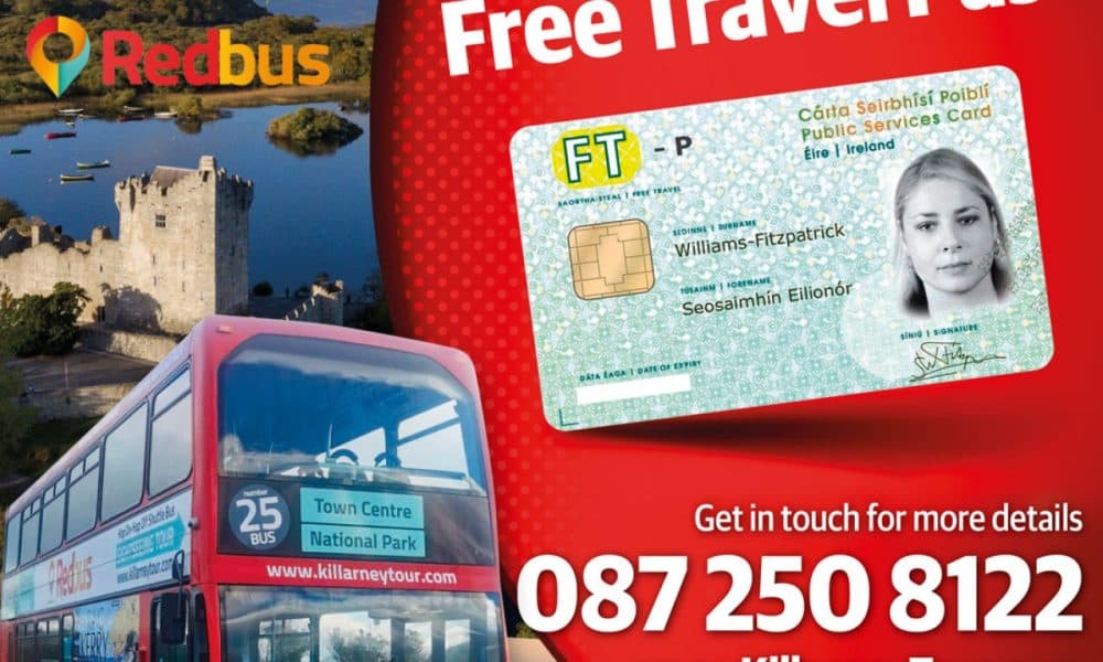 Hop on and see Killarney with your free travel pass