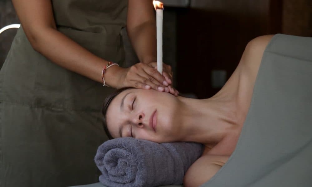 Ear candling helps ease anxiety and stress