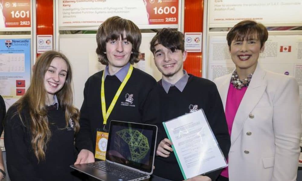 Students' science study highly commended at BT exhibition