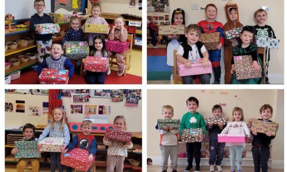 Children learn to give the gift of kindness