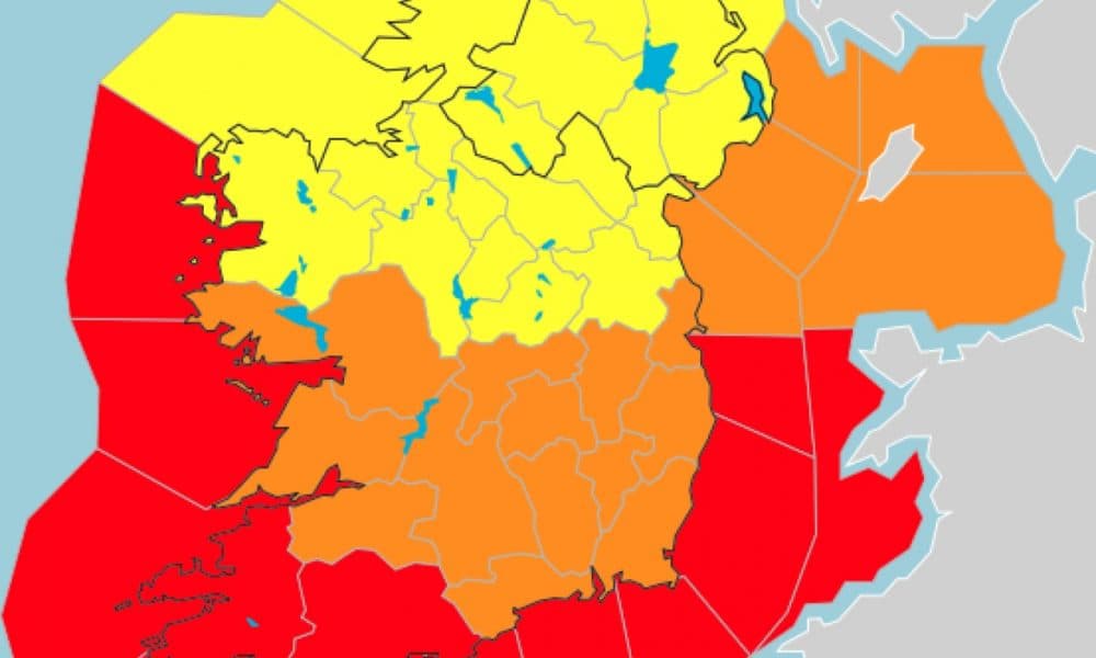 Red alert for Kerry as Storm Eunice upgraded