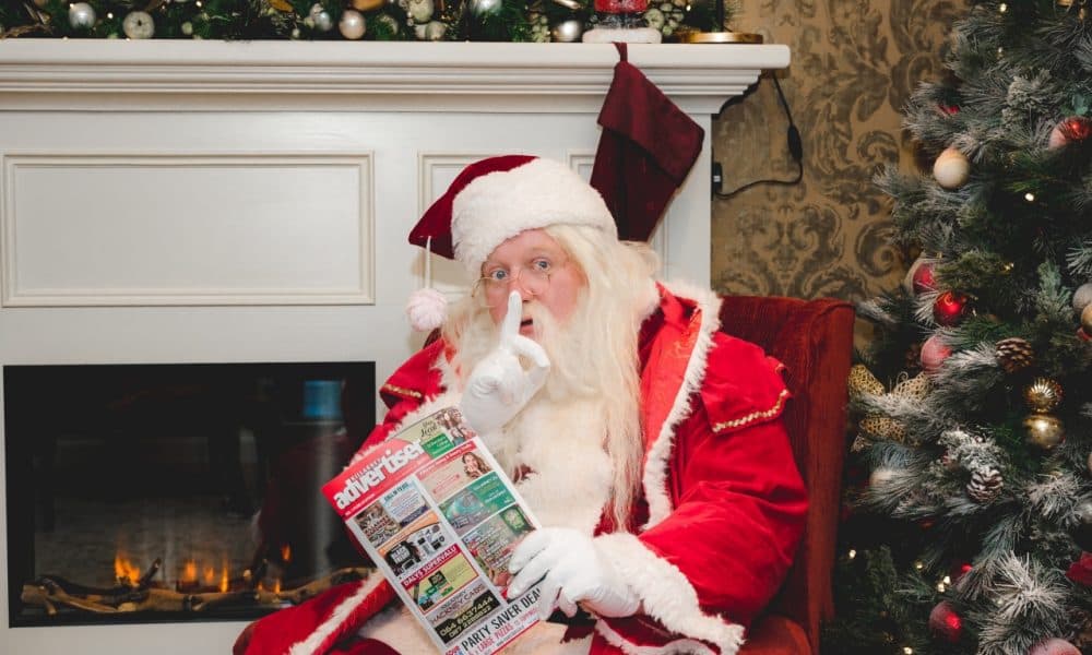 Ho Ho Ho! Santa takes time to talk to the Killarney Advertiser