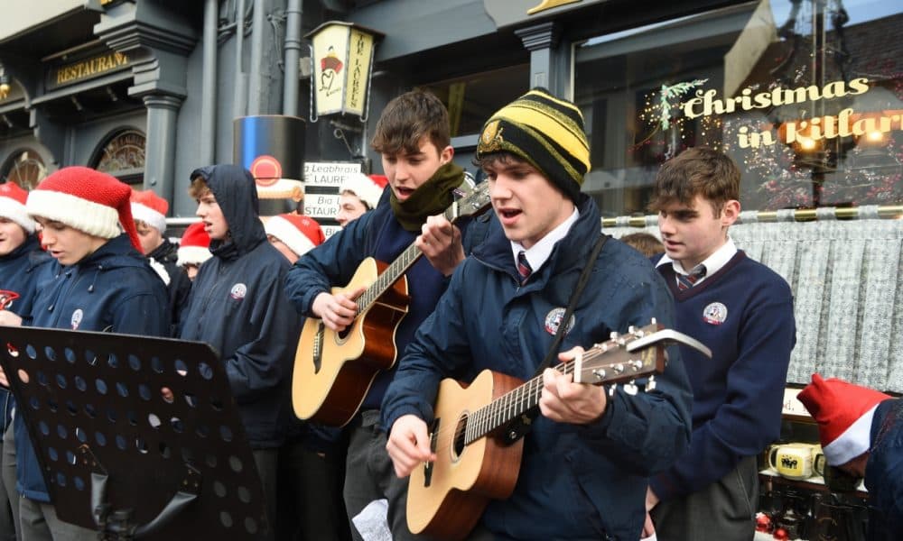 Carol singers create Christmas cheer