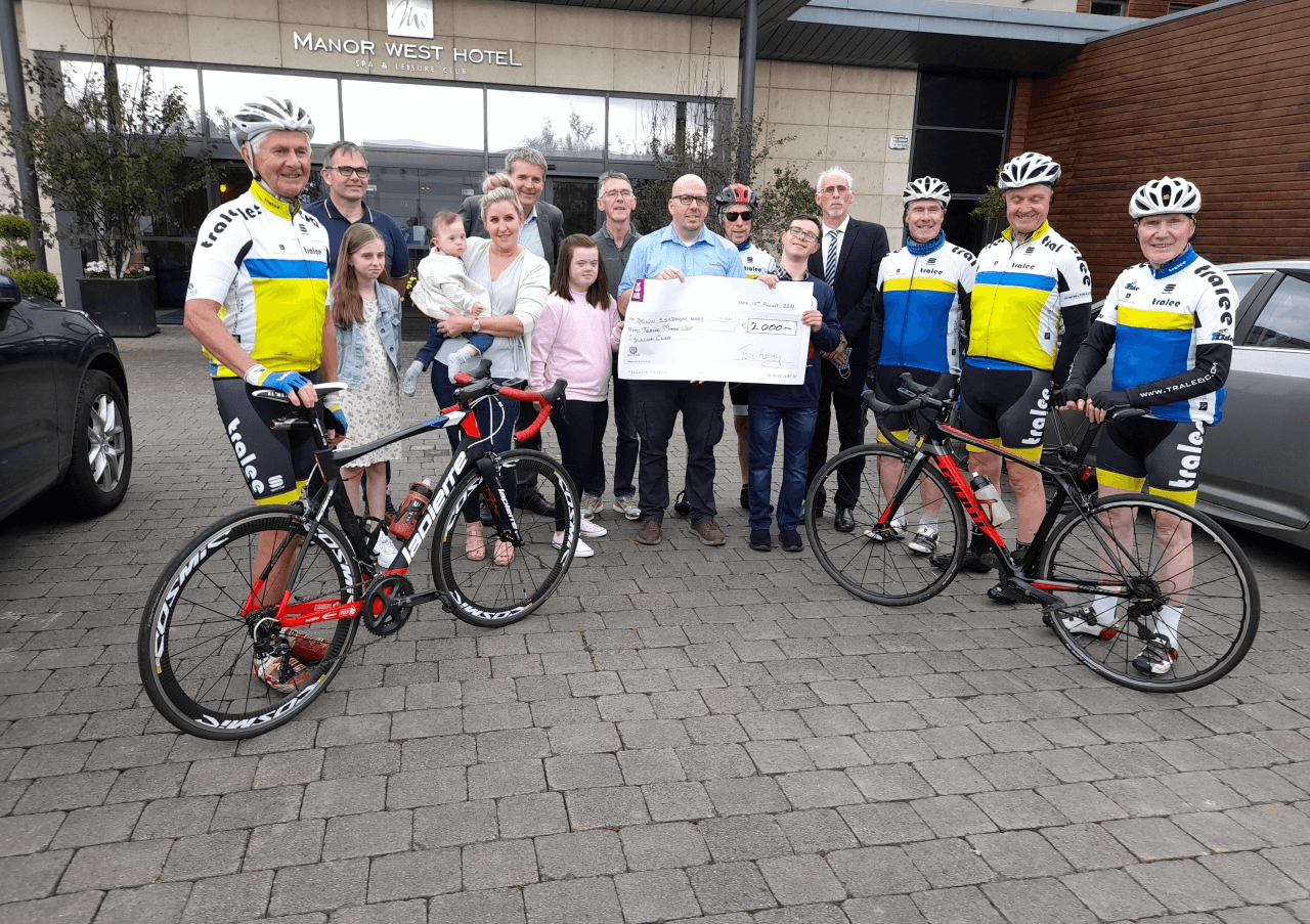 Cyclists raise funds for Down Syndrome Kerry