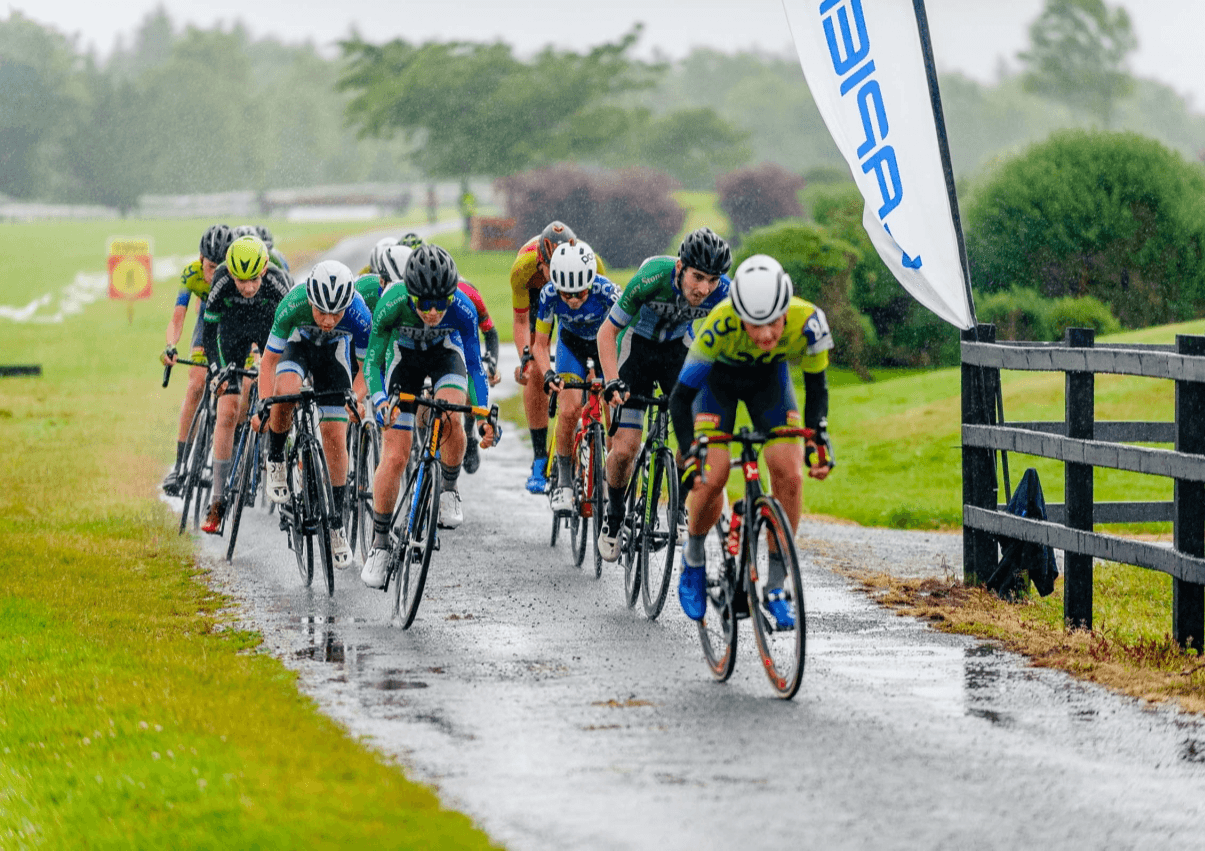 Racecourse hosts historic first cycling event