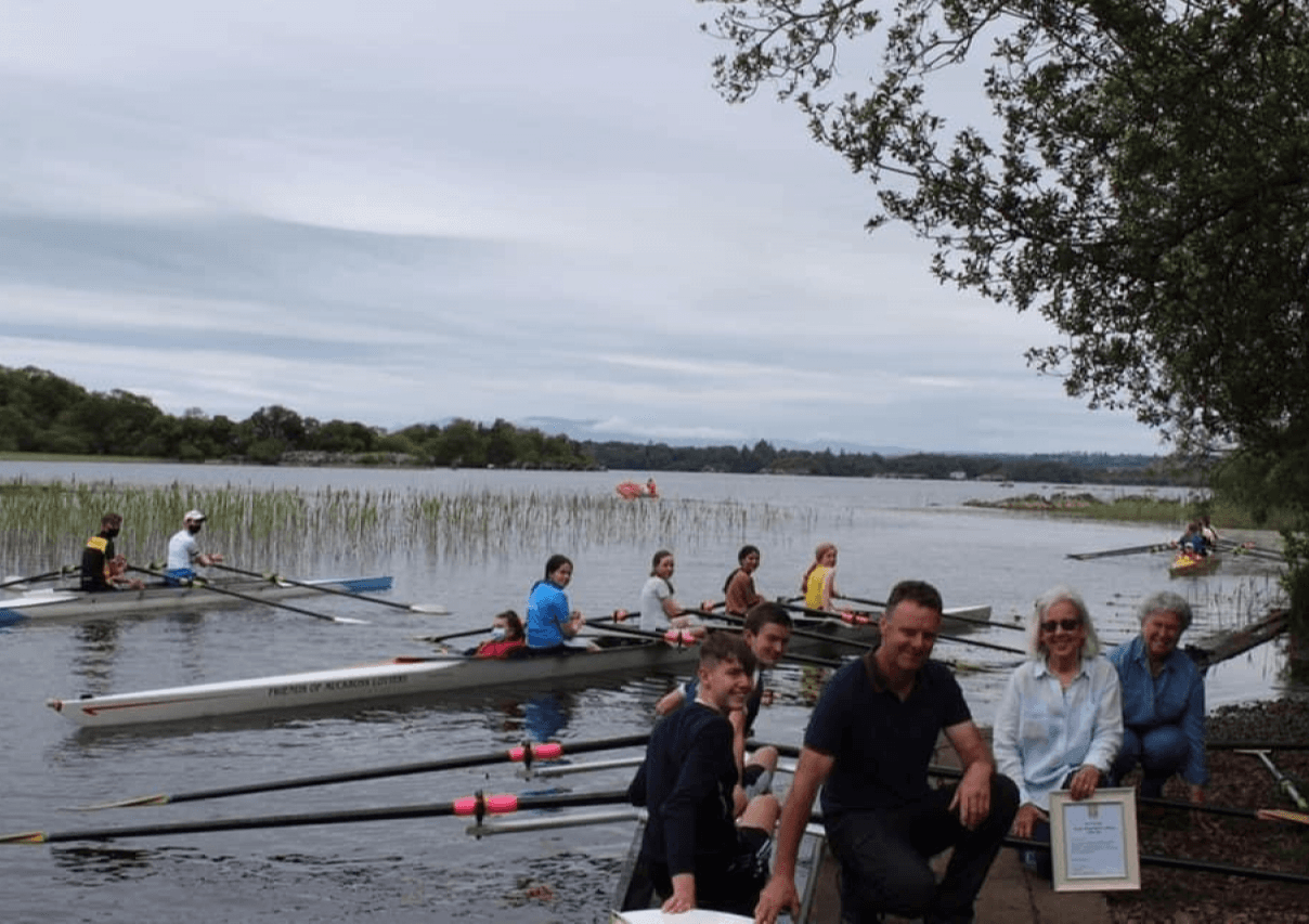 Training day for junior rowers