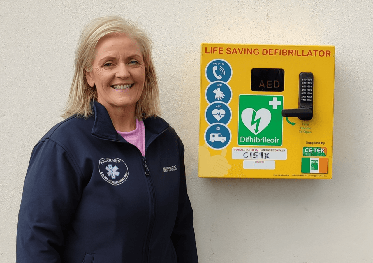 Easy access to AED in Ballycasheen