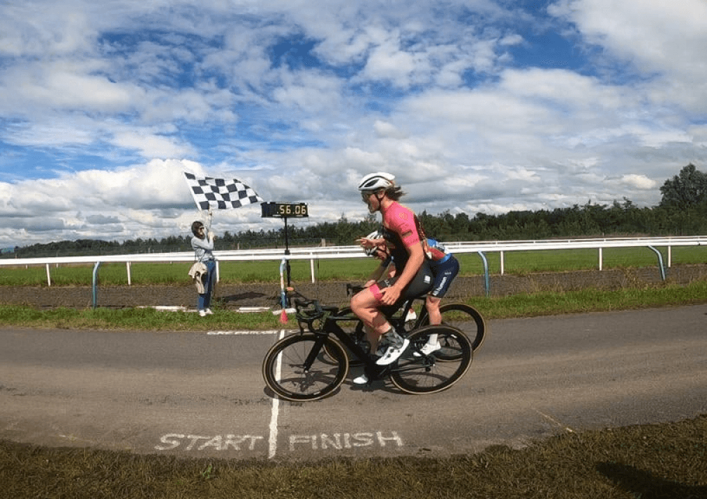 Killarney cyclists in dramatic photo finish