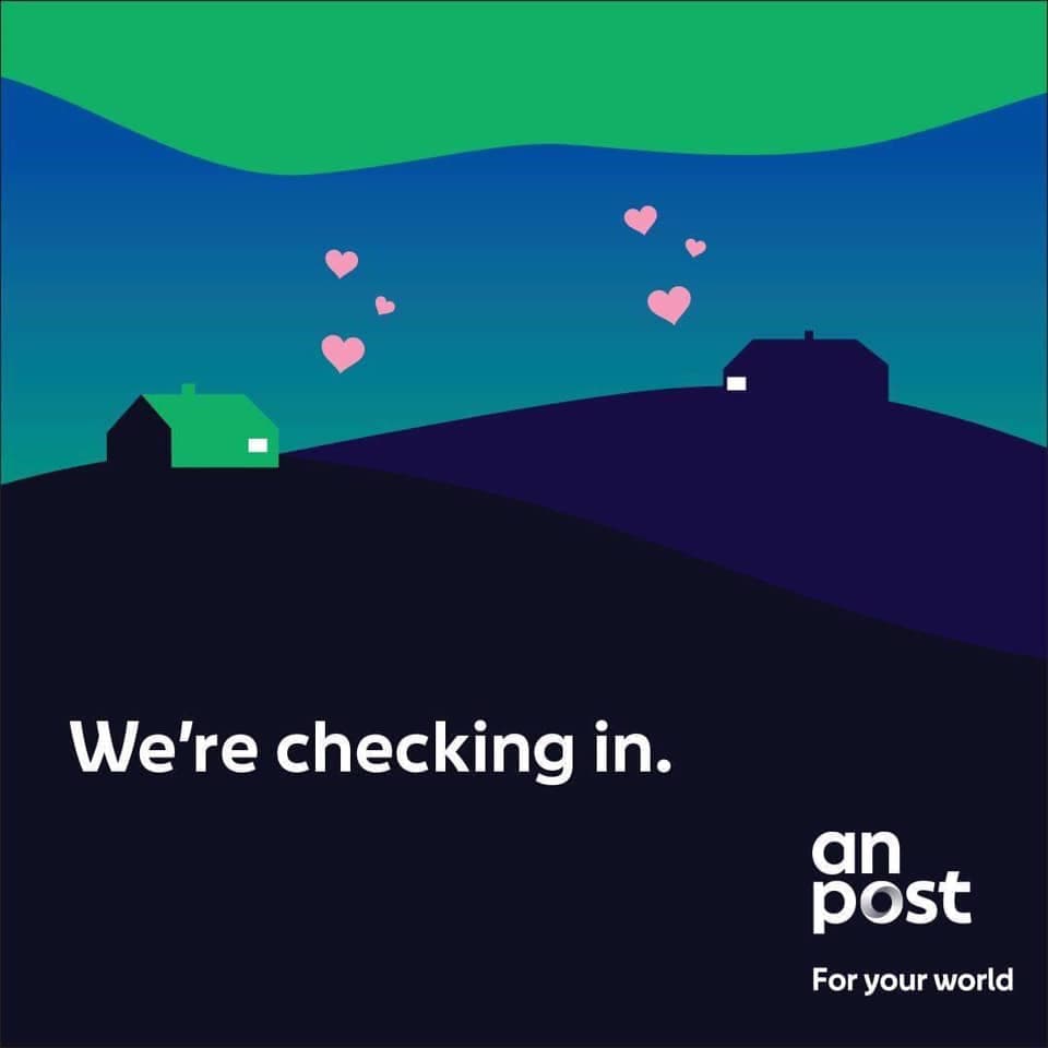 An Post offering Check- In service for Vulnerable Customers